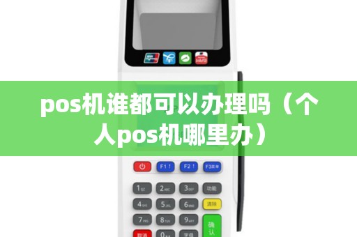 pos机谁都可以办理吗（个人pos机哪里办）
