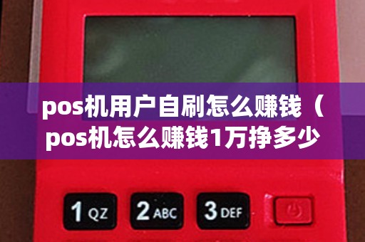 pos机用户自刷怎么赚钱(pos机怎么赚钱1万挣多少) pos机用户自刷怎么赚钱(pos机怎么赚钱1万挣多少)