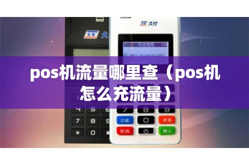 pos机流量哪里查（pos机怎么充流量）