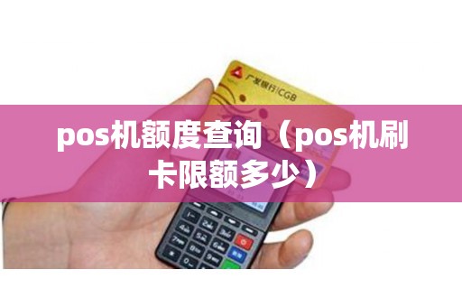 pos机额度查询（pos机刷卡限额多少）