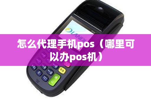 怎么代理手机pos（哪里可以办pos机）