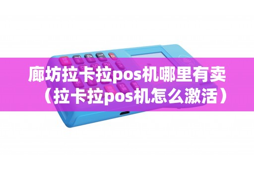 廊坊拉卡拉pos机哪里有卖（拉卡拉pos机怎么激活）