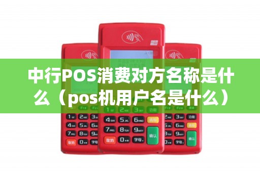 中行POS消费对方名称是什么（pos机用户名是什么）