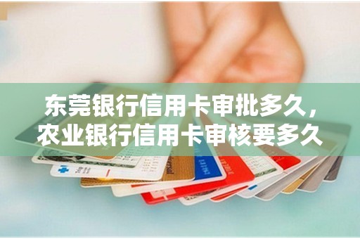 东莞银行信用卡审批多久，农业银行信用卡审核要多久