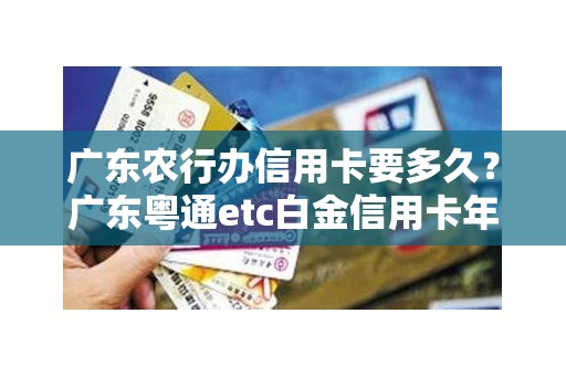 广东农行办信用卡要多久？广东粤通etc白金信用卡年费