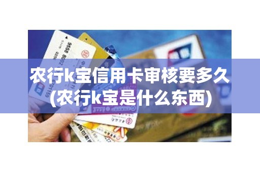 农行k宝信用卡审核要多久(农行k宝是什么东西)