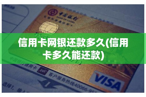 信用卡网银还款多久(信用卡多久能还款)