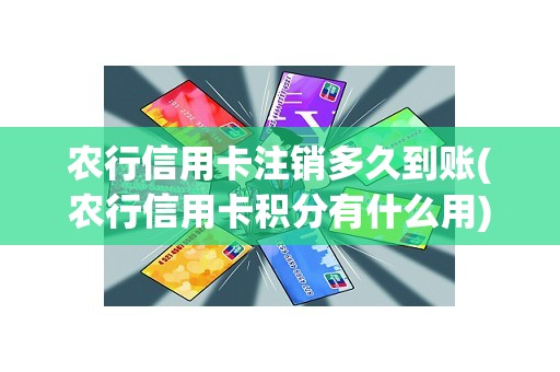 农行信用卡注销多久到账(农行信用卡积分有什么用)