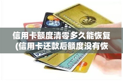 信用卡额度清零多久能恢复(信用卡还款后额度没有恢复)