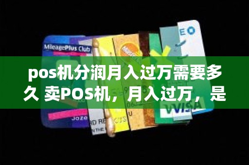pos机分润月入过万需要多久 卖POS机，月入过万，是怎么来的