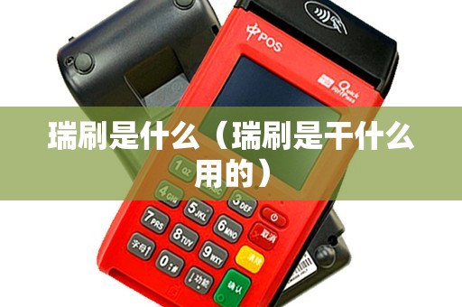 瑞刷是什么（瑞刷是干什么用的）