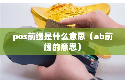pos前缀是什么意思（ab前缀的意思）