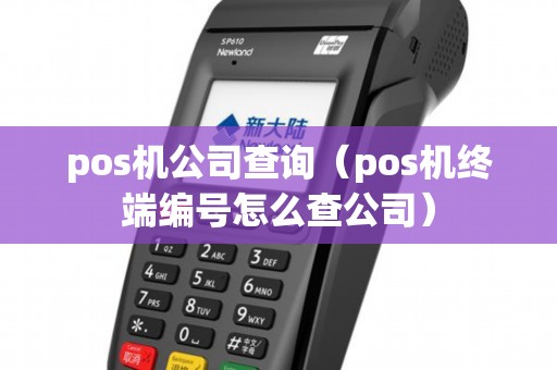 pos机公司查询（pos机终端编号怎么查公司）