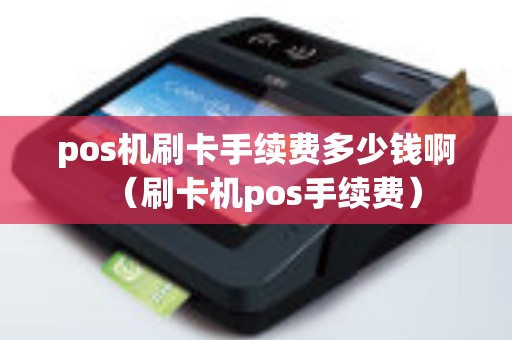 pos机刷卡手续费多少钱啊（刷卡机pos手续费）