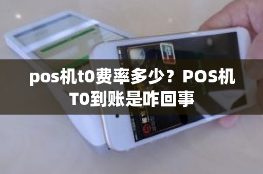 pos机t0费率多少？POS机T0到账是咋回事