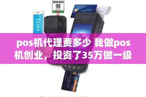 pos机代理费多少 我做pos机创业，投资了35万做一级代理，有前途吗