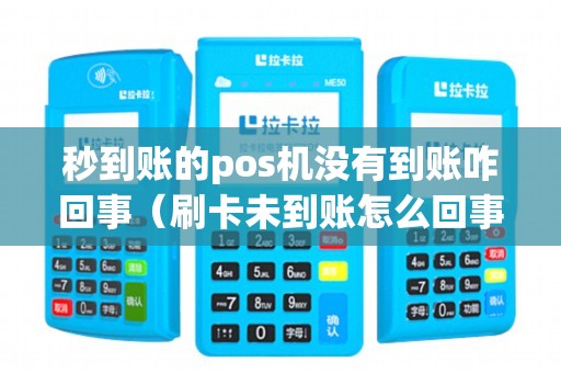 秒到账的pos机没有到账咋回事（刷卡未到账怎么回事）