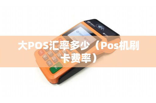 大POS汇率多少（Pos机刷卡费率）