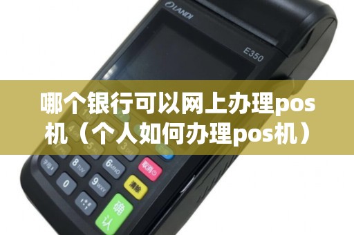 哪个银行可以网上办理pos机（个人如何办理pos机）