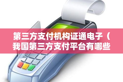 第三方支付机构证通电子（我国第三方支付平台有哪些）