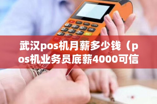 武汉pos机月薪多少钱（pos机业务员底薪4000可信吗）