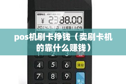 pos机刷卡挣钱（卖刷卡机的靠什么赚钱）