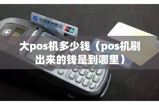 大pos机多少钱（pos机刷出来的钱是到哪里）