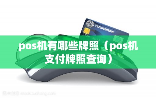 pos机有哪些牌照（pos机支付牌照查询）