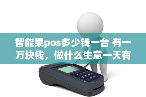 智能果pos多少钱一台 有一万块钱，做什么生意一天有2，3百块钱