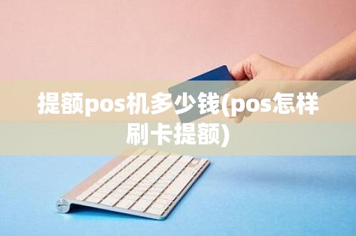 提额pos机多少钱(pos怎样刷卡提额)