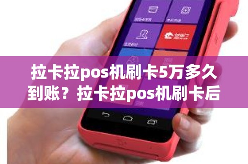 拉卡拉pos机刷卡5万多久到账？拉卡拉pos机刷卡后多久可以到账-第二天什么时候到