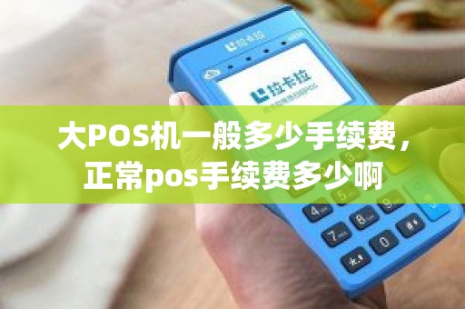大POS机一般多少手续费，正常pos手续费多少啊