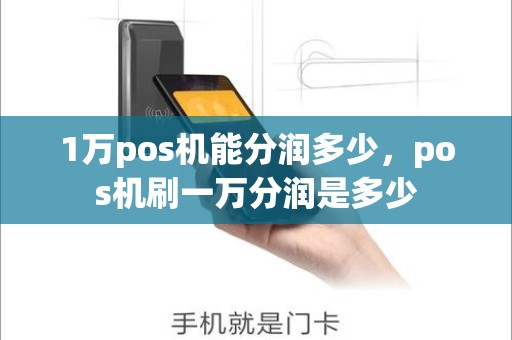 1万pos机能分润多少，pos机刷一万分润是多少