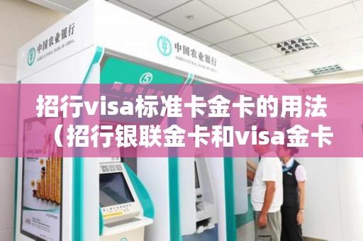 招行visa标准卡金卡的用法（招行银联金卡和visa金卡区别）