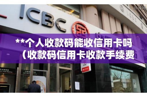 **个人收款码能收信用卡吗（收款码信用卡收款手续费）
