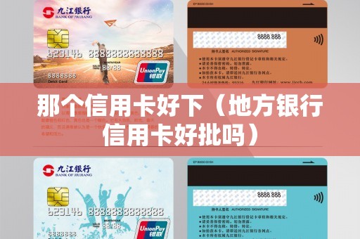 那个信用卡好下（地方银行信用卡好批吗）