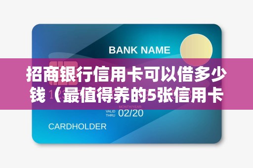 招商银行信用卡可以借多少钱（最值得养的5张信用卡）