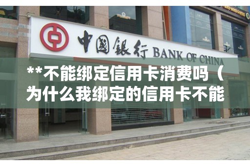 **不能绑定信用卡消费吗（为什么我绑定的信用卡不能支付）