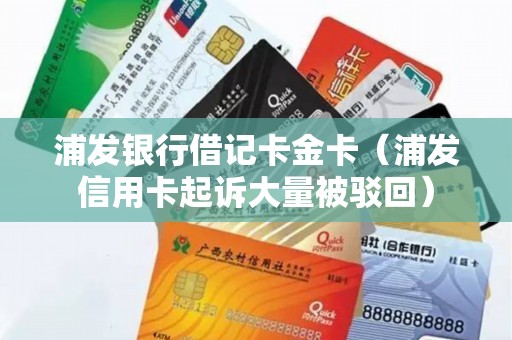 浦发银行借记卡金卡（浦发信用卡起诉大量被驳回）
