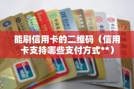 能刷信用卡的二维码（信用卡支持哪些支付方式**）