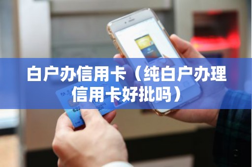 白户办信用卡（纯白户办理信用卡好批吗）