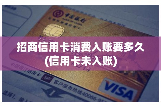 招商信用卡消费入账要多久(信用卡未入账)