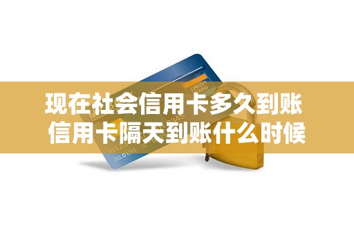现在社会信用卡多久到账 信用卡隔天到账什么时候