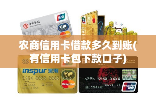 农商信用卡借款多久到账(有信用卡包下款口子)