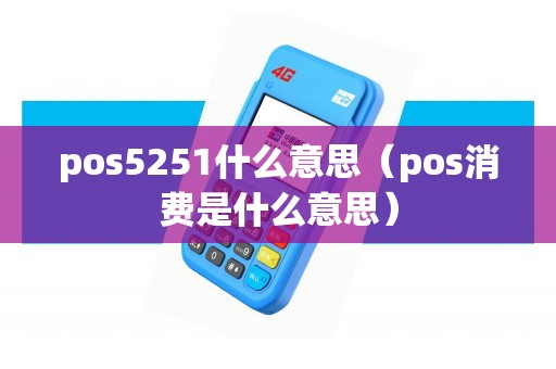 pos5251什么意思（pos消费是什么意思）