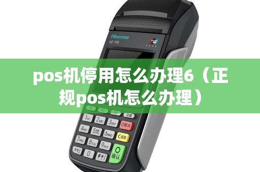 pos机停用怎么办理6（正规pos机怎么办理）