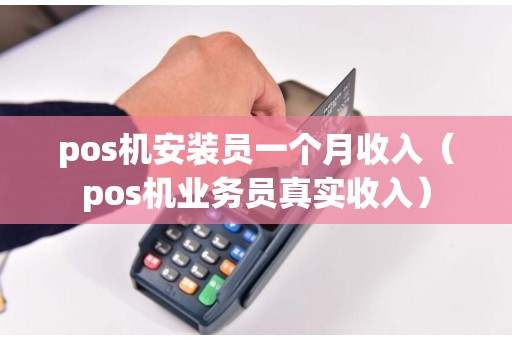 pos机安装员一个月收入（pos机业务员真实收入）