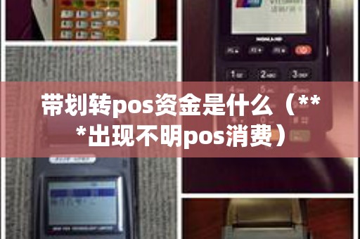带划转pos资金是什么（***出现不明pos消费）