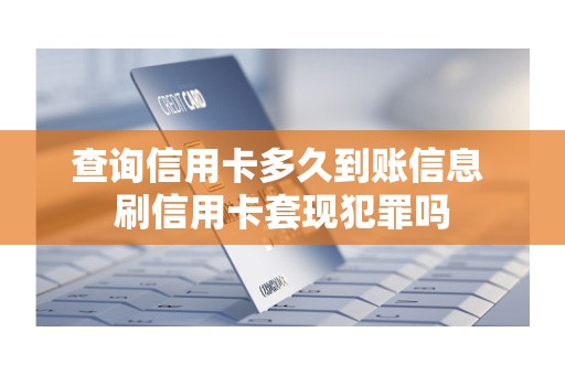 查询信用卡多久到账信息 刷信用卡套现犯罪吗