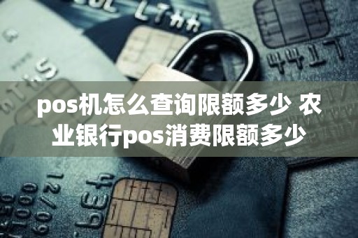 pos机怎么查询限额多少 农业银行pos消费限额多少